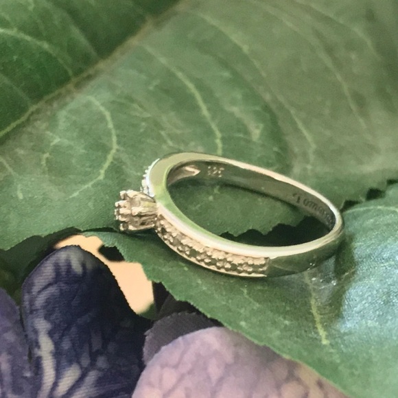 Bradford Exchange 925 Diamond Ring - Picture 3 of 8